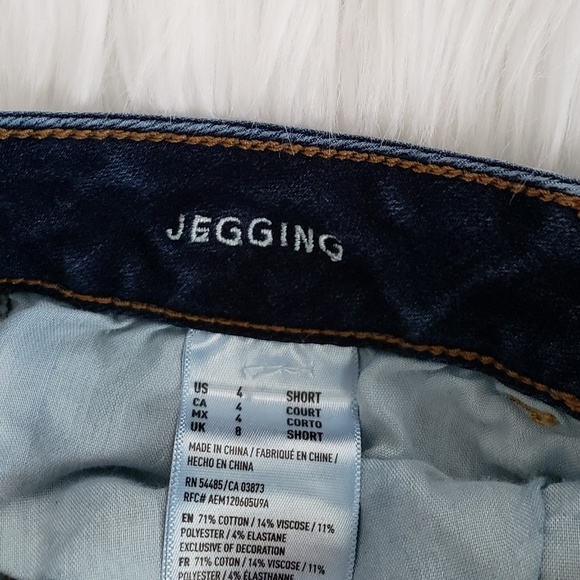 AEO Denim 4X Distress 360 Stretch 4 Short Jegging - Picture 5 of 5